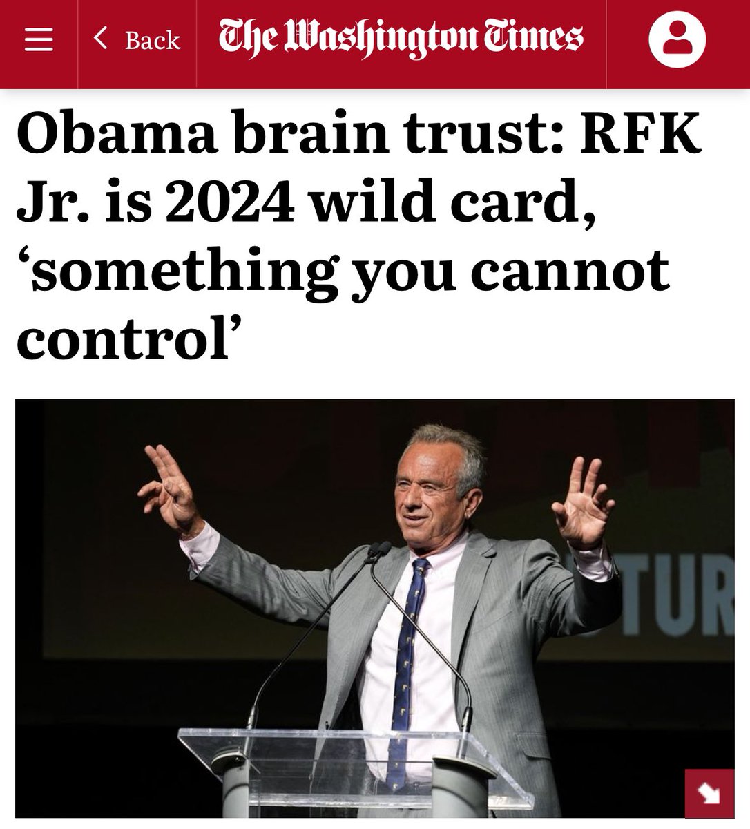 RFK Jr. is a 2024 wild card who is keeping Biden and Trump “up at night,” says Obama 2012 campaign chairman Jim Messina “There are some things you can’t control, and let’s be honest, RFK Jr. is something you cannot control”