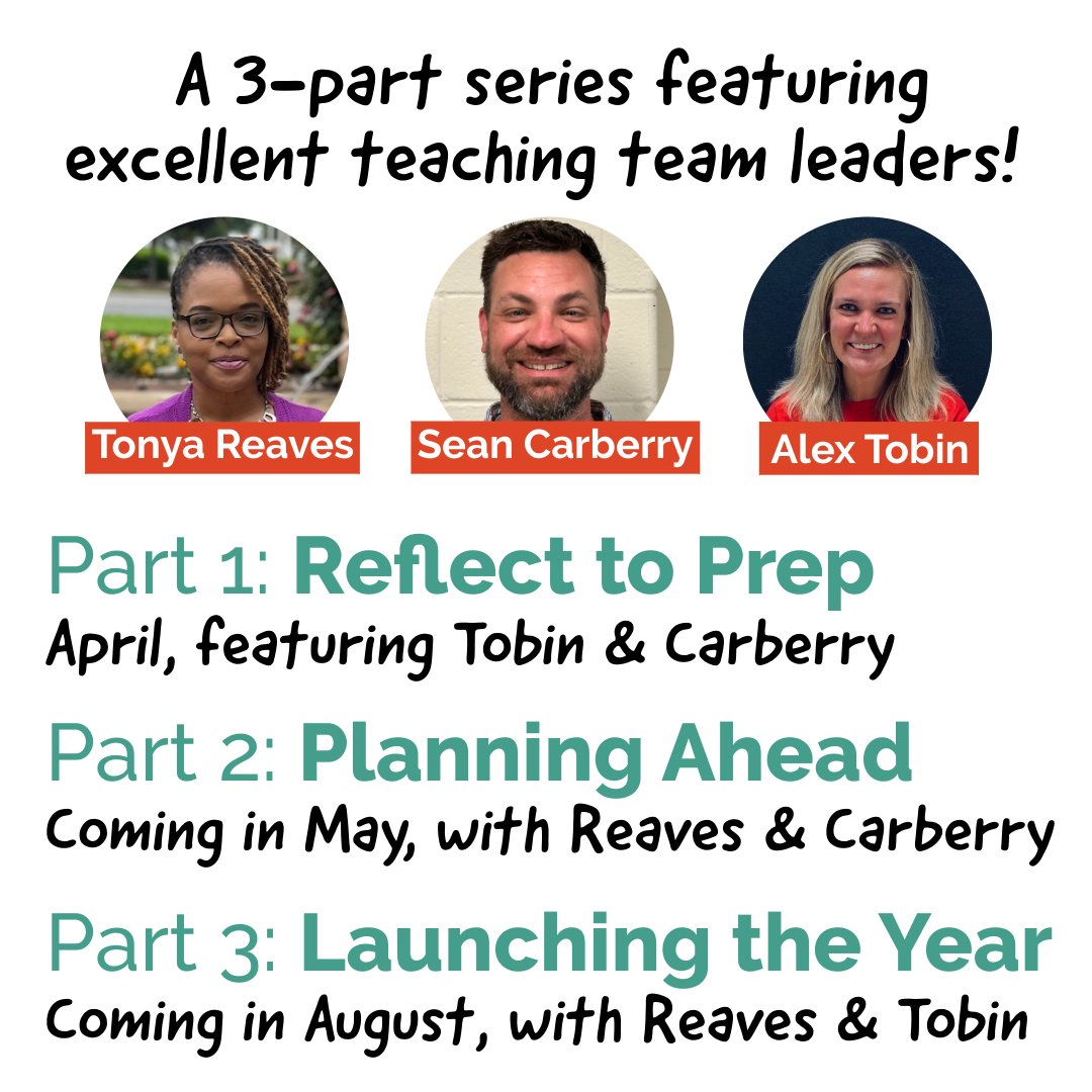 Learn quick tips from excellent teaching team leaders on how to reflect on the year’s hits & misses to start planning for a great 2024–25! Secure your slot ➡️loom.ly/GoTbEJU