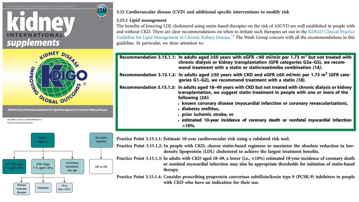 Lipid management in CKD from @goKDIGO #Nephpearls 👉 kdigo.org/guidelines/ckd…