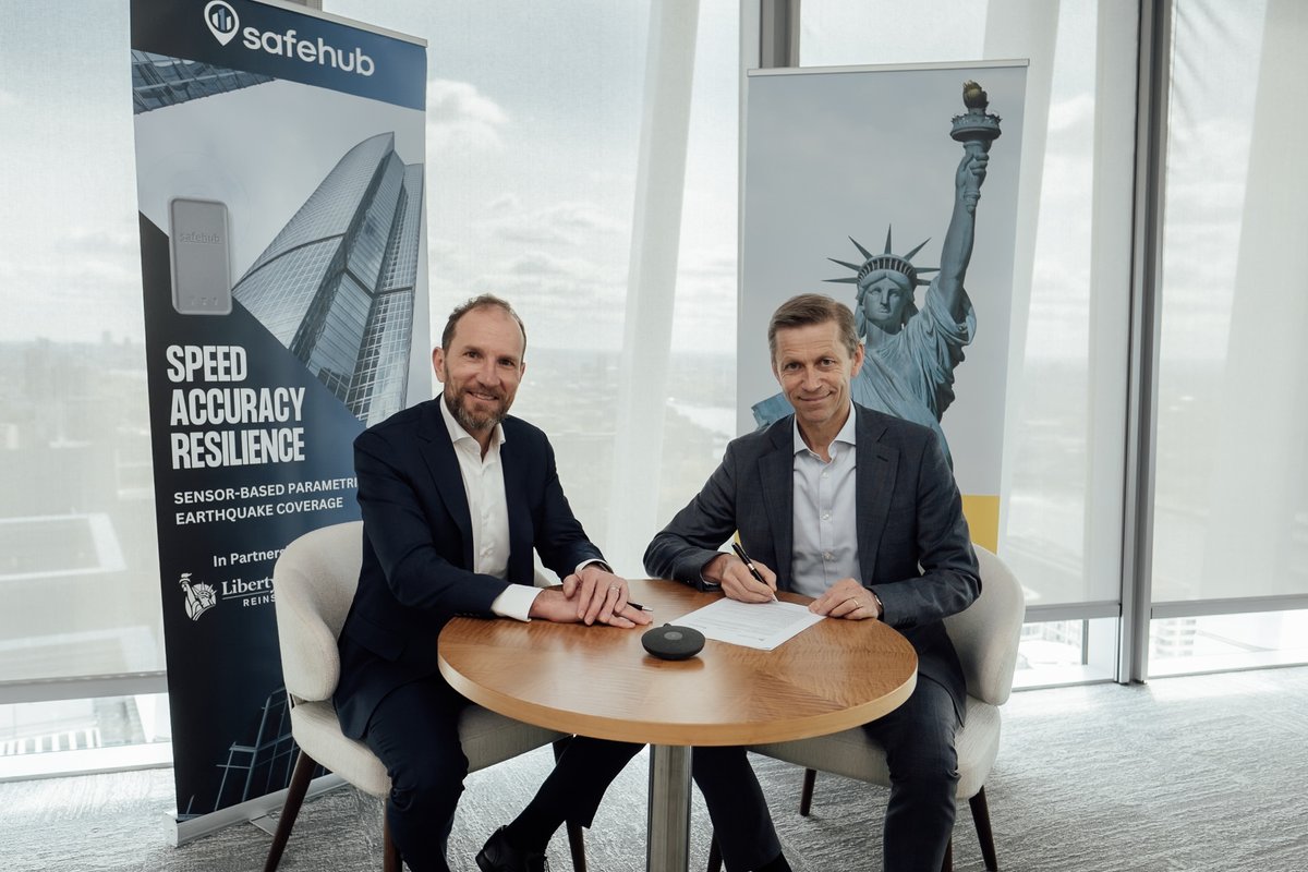 Safehub (@safehub_io) on Twitter photo 📣Big Announcement Today! <a href="/Safehub_io/">Safehub</a> & <a href="/LibertyMutualRe/">LibertyMutualRe</a> Launch Exclusive Partnership to Provide Global, Sensor-Based Parametric Insurance Solution: safehub.io/about-us/news-… 
#Earthquake #Parametric #Insurance #Reinsurance 📣Big Announcement Today! <a href="/Safehub_io/">Safehub</a> & <a href="/LibertyMutualRe/">LibertyMutualRe</a> Launch Exclusive Partnership to Provide Global, Sensor-Based Parametric Insurance Solution: safehub.io/about-us/news-… 
#Earthquake #Parametric #Insurance #Reinsurance