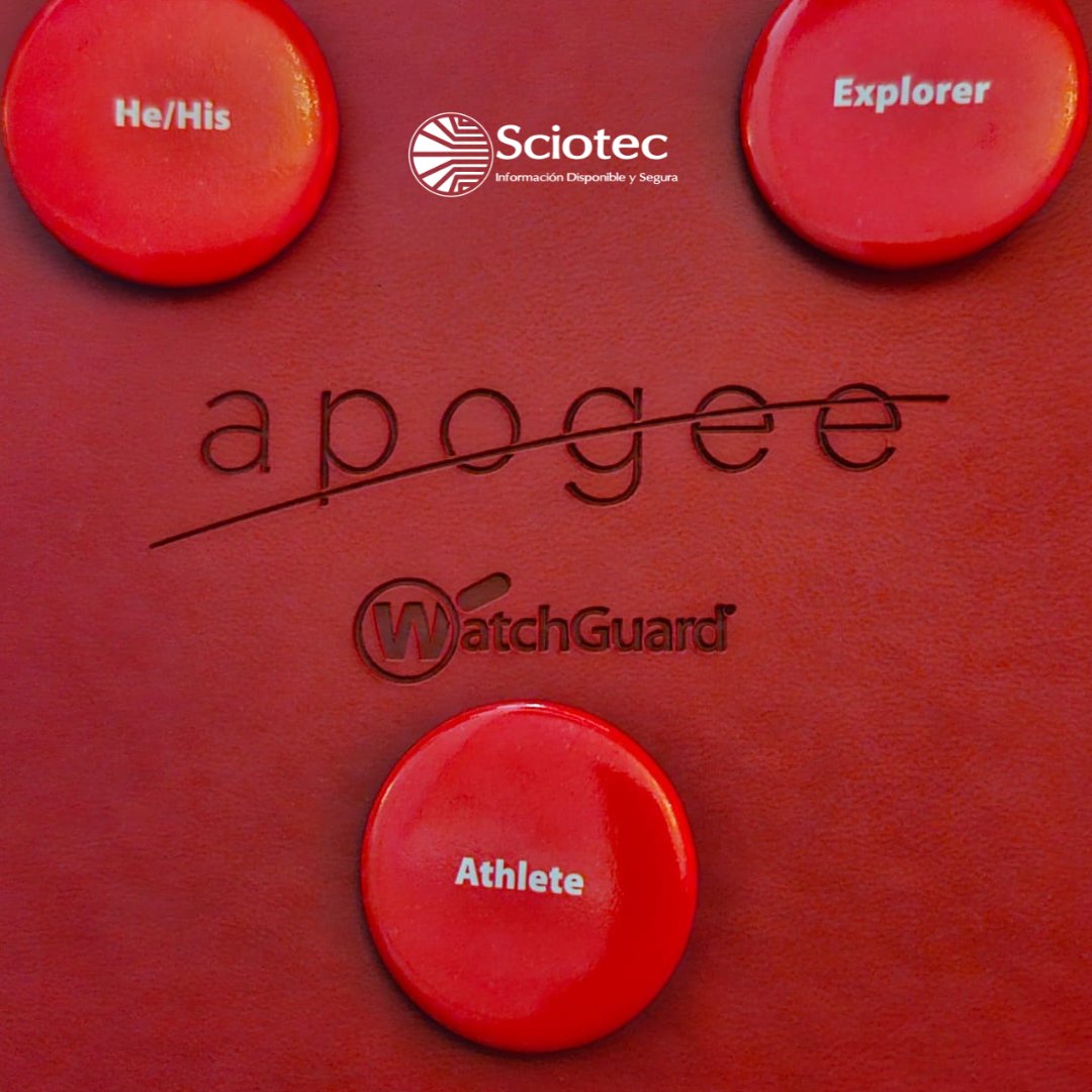 Sciotec_SAS's tweet photo. En Sciotec nuestro compromiso con la ciberseguridad se ve reflejado en cada acción que tomamos como compañía. Siempre es un placer participar del #WGApogee para fortalecer desde distintos frentes la protección de datos de nuestros clientes.

#Sciotec #WatchGuard #Ciberseguridad https://t.co/ORwJZSQ7W6