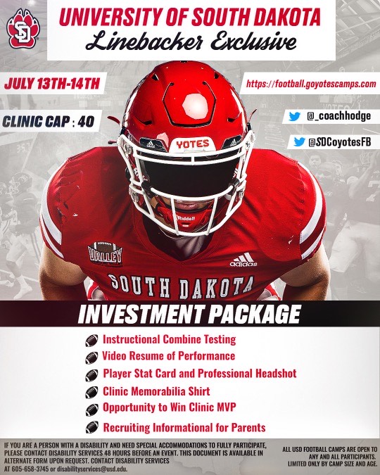_CoachHodge's tweet image. Learn from the same LB curriculum that developed our All-American &amp;amp; All-Conference Linebackers! Invest in yourself so we can invest in you! #developmentmatters #LinebackerExclusive

Lock in your spot and load up on knowledge‼️ 

Registration: football.goyotescamps.com/linebacker-exc…
