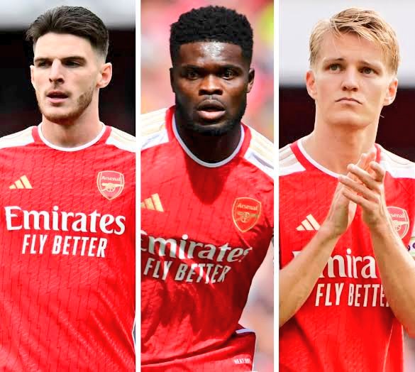 Thomas Partey, Declan Rice and Martin Odegaard for all the remaining games this season, who says no?