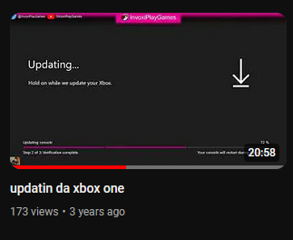 nothing says 'new bad, old good' more than updatin da xbox one being twice as long as updatin da xbox