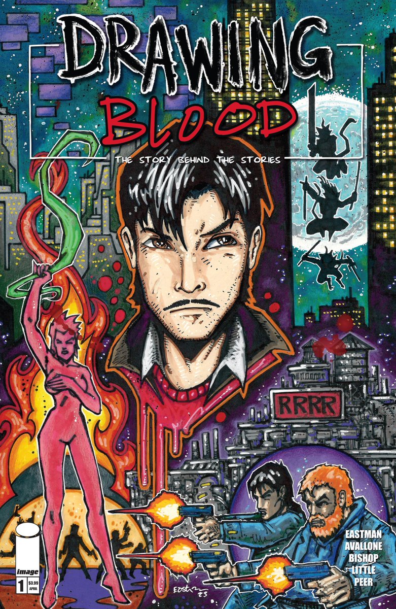 If you review comics -- pro or semi-pro, particularly if you're in the 'comicbookroundup' ecosystem -- hit me up for a review PDF of Drawing Blood #1. (If we don't know each other, I'm going to need a link to your online reviews. Obviously.)