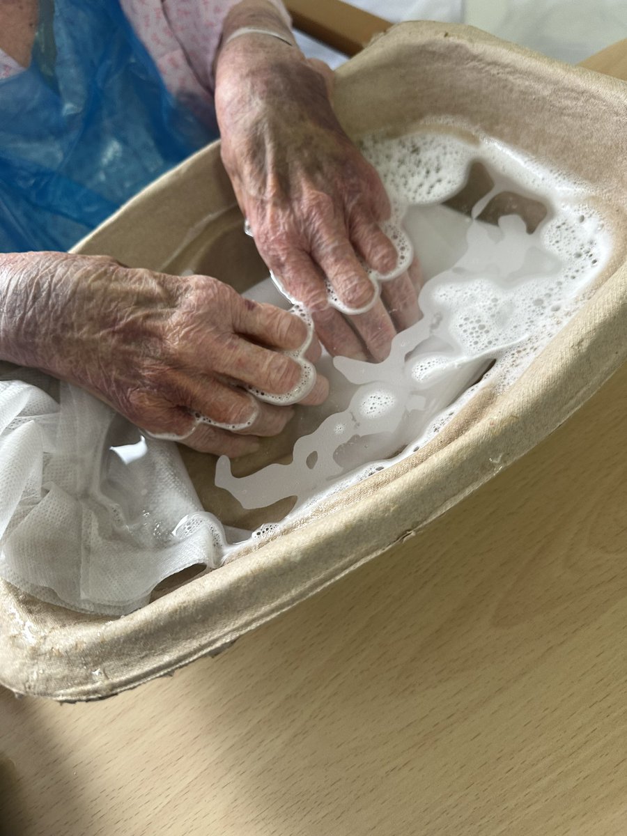 Spending 5 minutes cleaning our patients nails after our rehab session together made me sit, chat, and reset. I truly love my job!  Consent gained ✔️