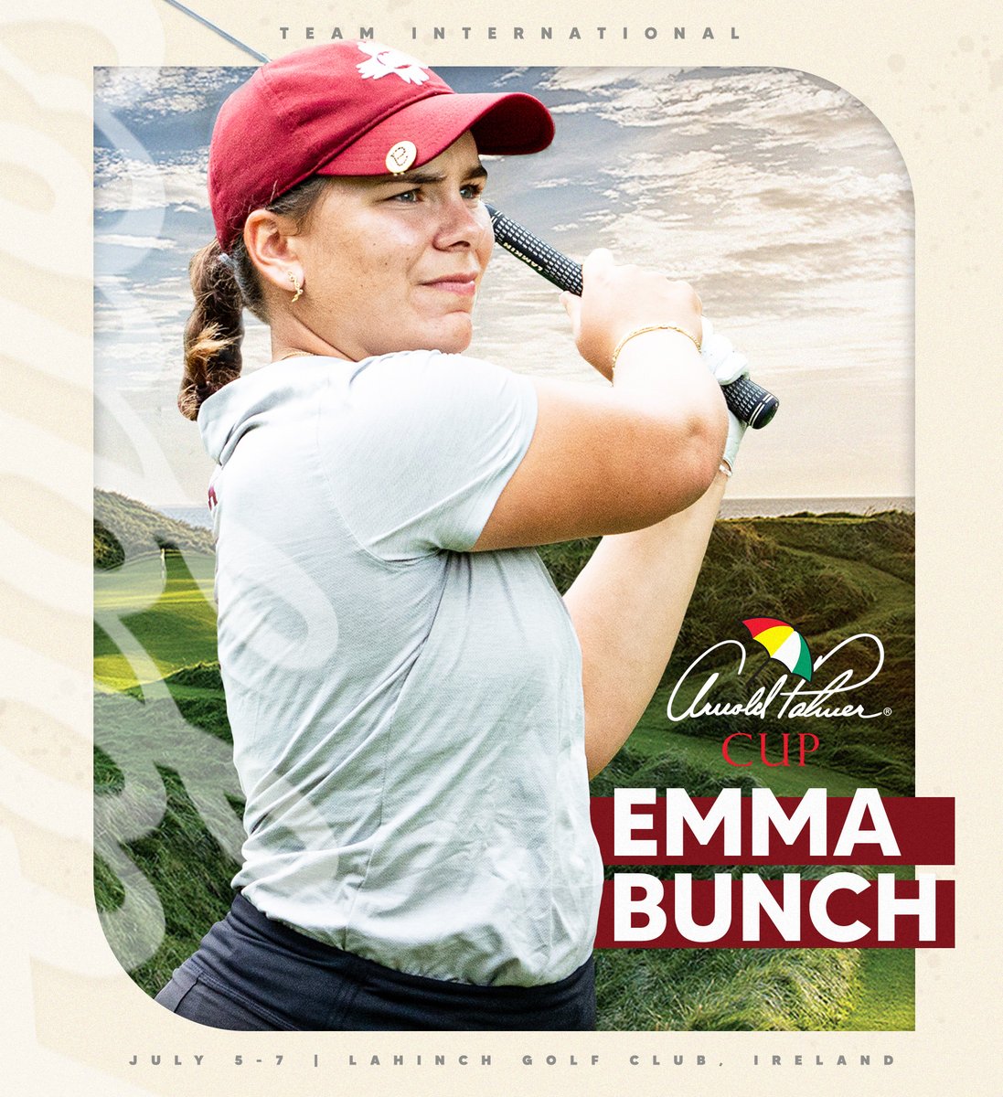 Emma Bunch has been named the program's first-ever @ArnoldPalmerCup selection!🙌 📰 bit.ly/3xJLkyu #AggieUp