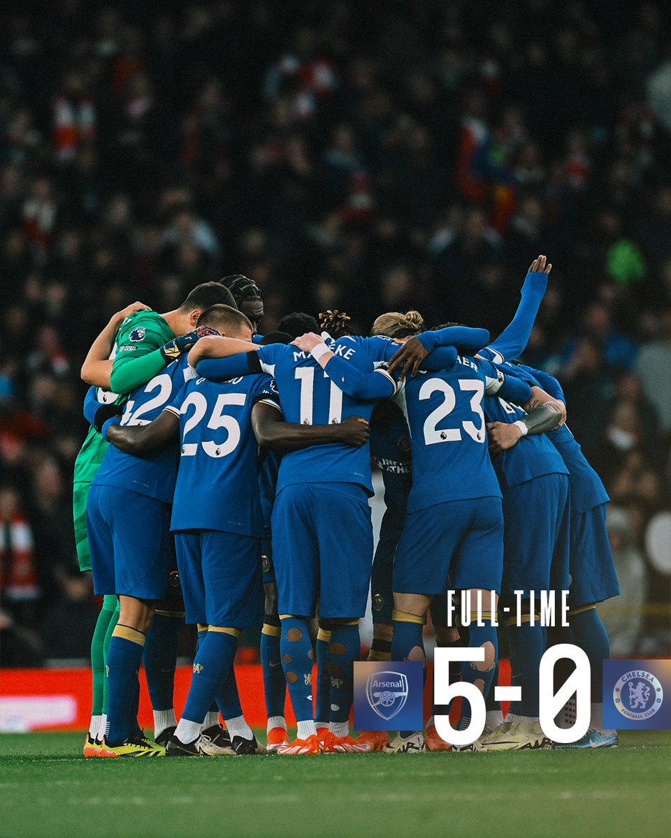 Full-time. #CFC | #ArsChe