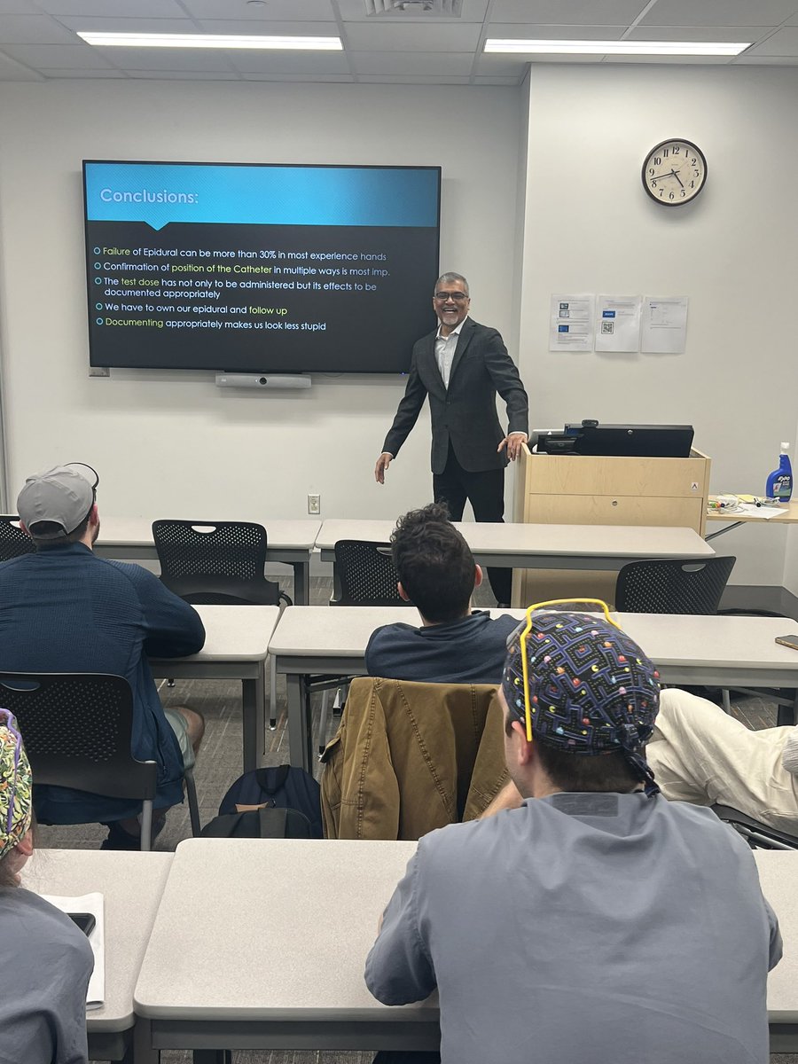 nelkassabany's tweet photo. We are honored to welcome @sanjibadhikary to @UVaAnesthesia @UVARegional 
Giving the journal club got our residents and fellows warming up for tomorrow talk @ASALifeline @ASRA_Society https://t.co/ZMwkpvhptn