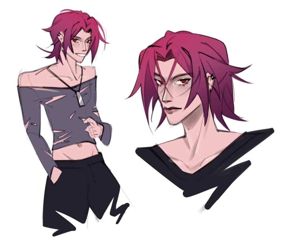 sketch of the loml aka rin matsuoka <3
