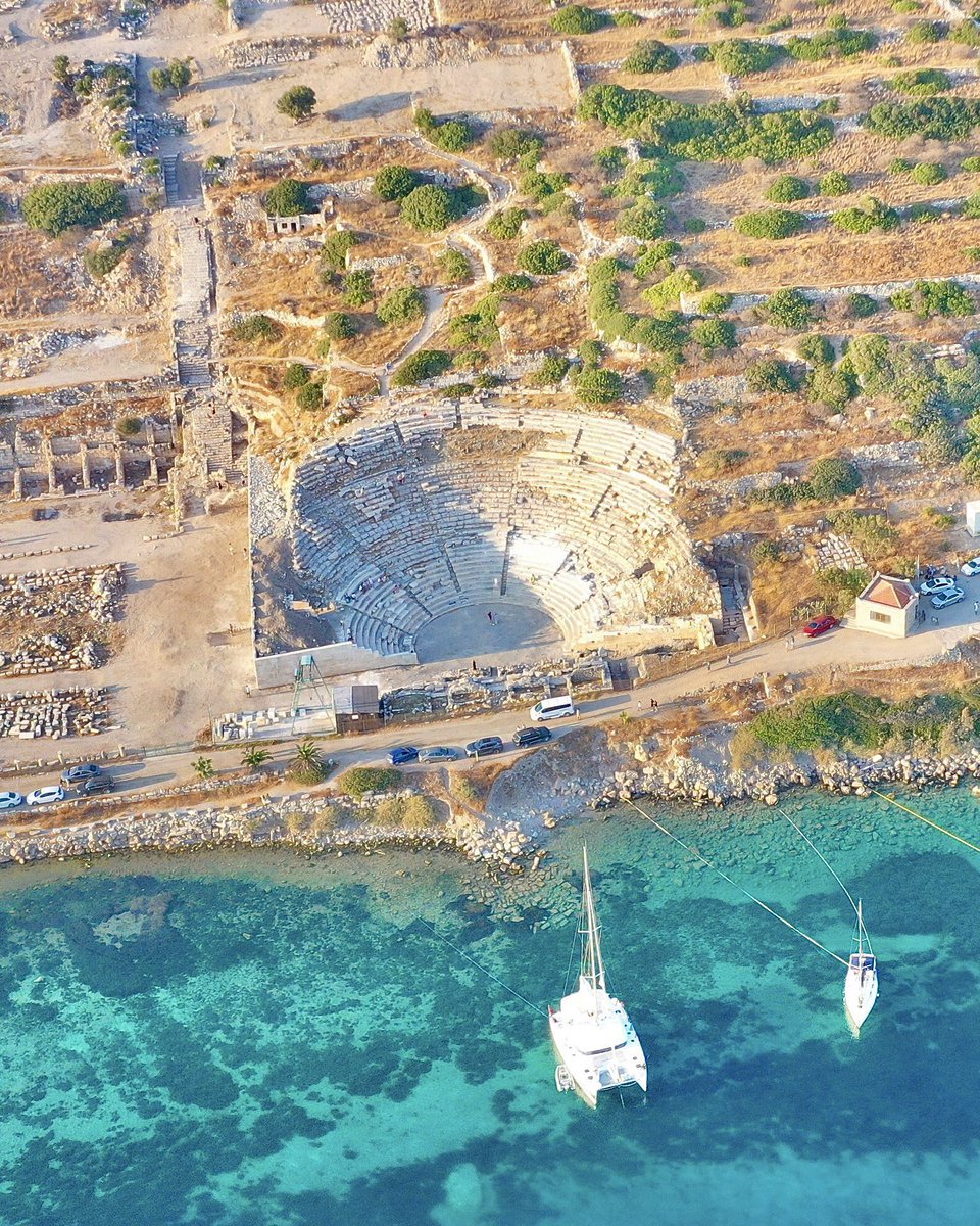 arkeologbirey's tweet photo. Knidos Antik Kenti Tiyatrosu. Datça/Muğla 🏛️🏺 https://t.co/hosvuQlyHT