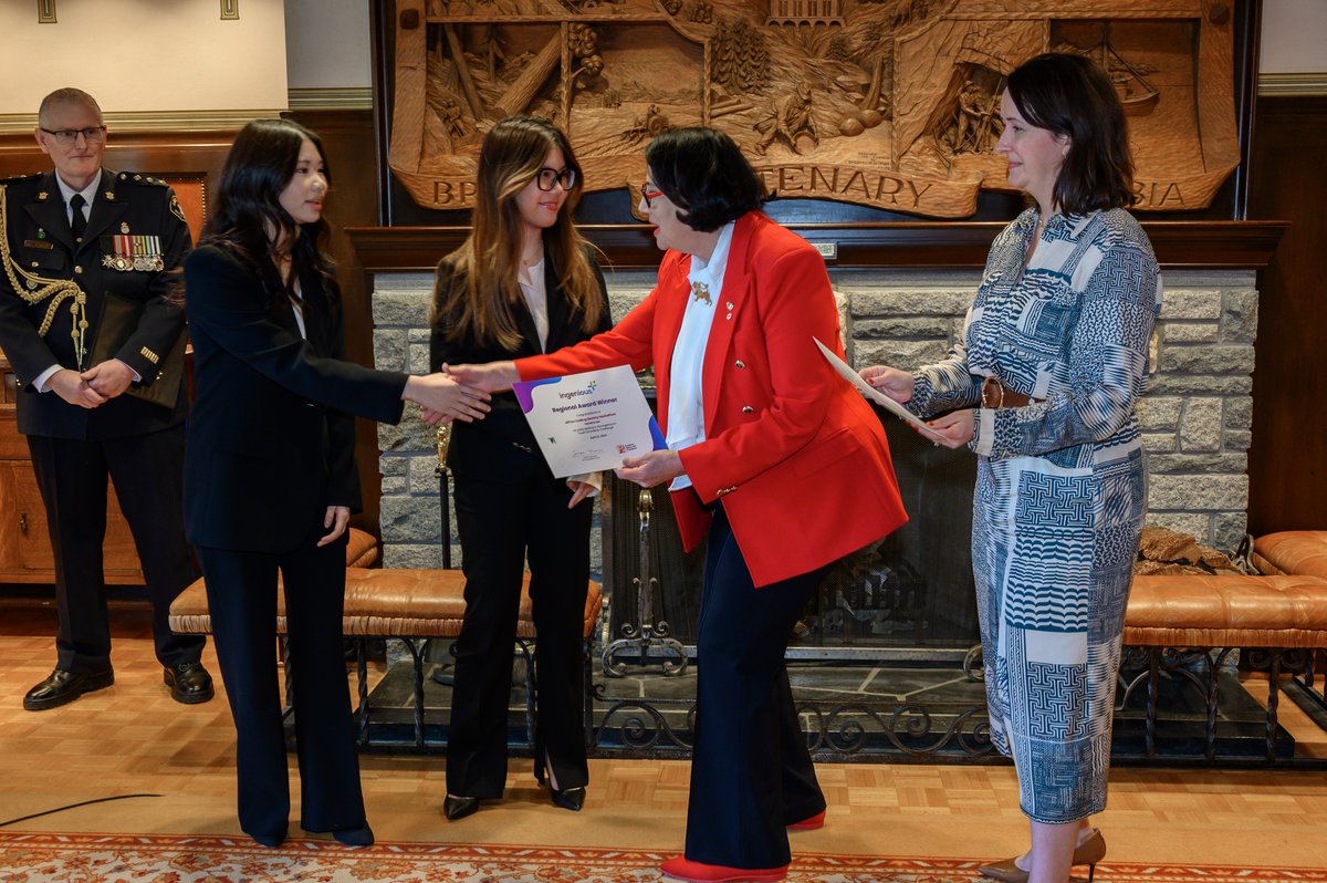 RideauHallFdn's tweet photo. Huge congrats to all the #IngeniousPlus regional winners in BC and Yukon! ๐
Your innovative spirit shines bright, and we're thrilled to celebrate your achievements. Special shoutout to those who joined us in Victoria for the ceremony - what an inspiring group of innovators! https://t.co/mZIKONnDQD