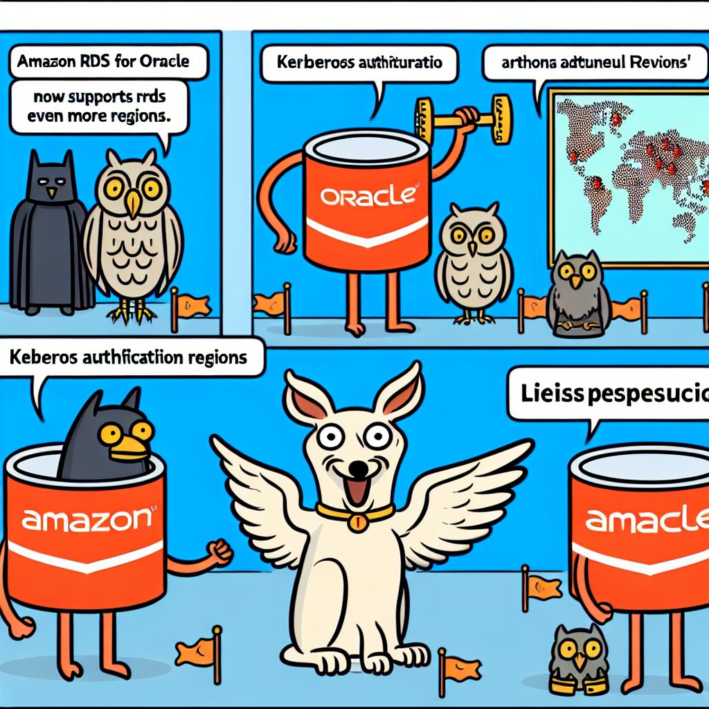 aws_news_comics's tweet image. Amazon RDS for Oracle supports Kerberos authentication in additional regions
aws.amazon.com/about-aws/what…

#amazonrdsfororacle #databases