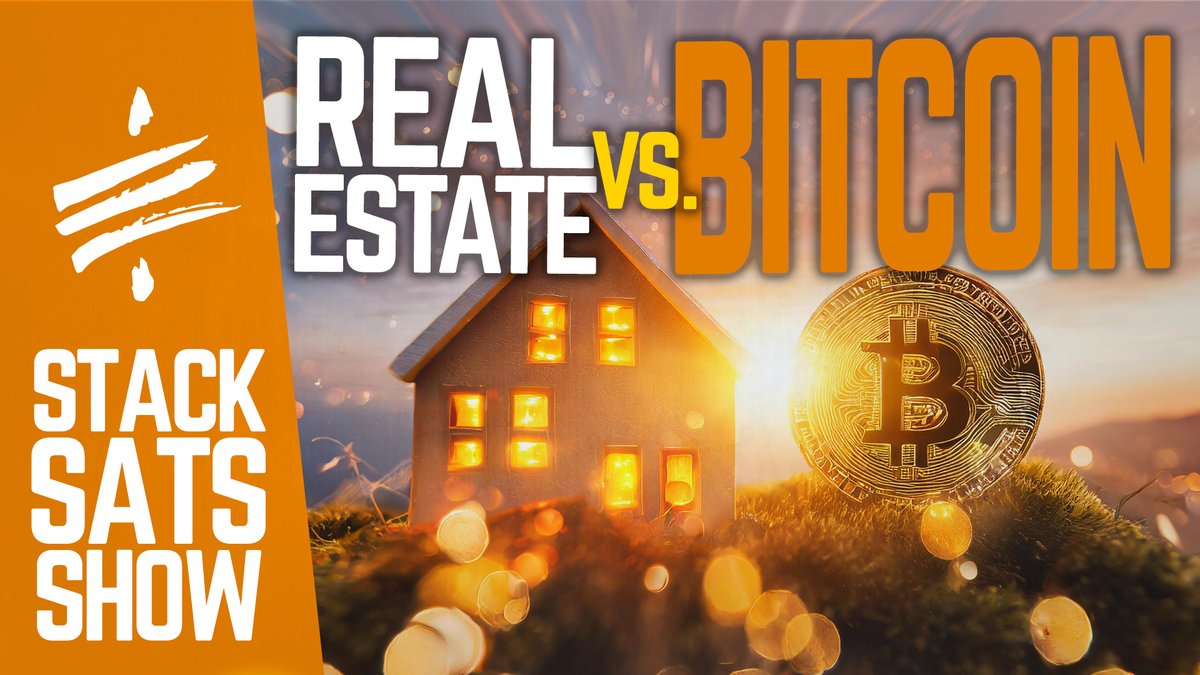 What's a better investment right now #RealEstate or #Bitcoin ? Let's talk about it! Livestream starts at 2PM PST 5PM EST! What do you think? #orangepill
youtube.com/live/0YbnocZcJ…