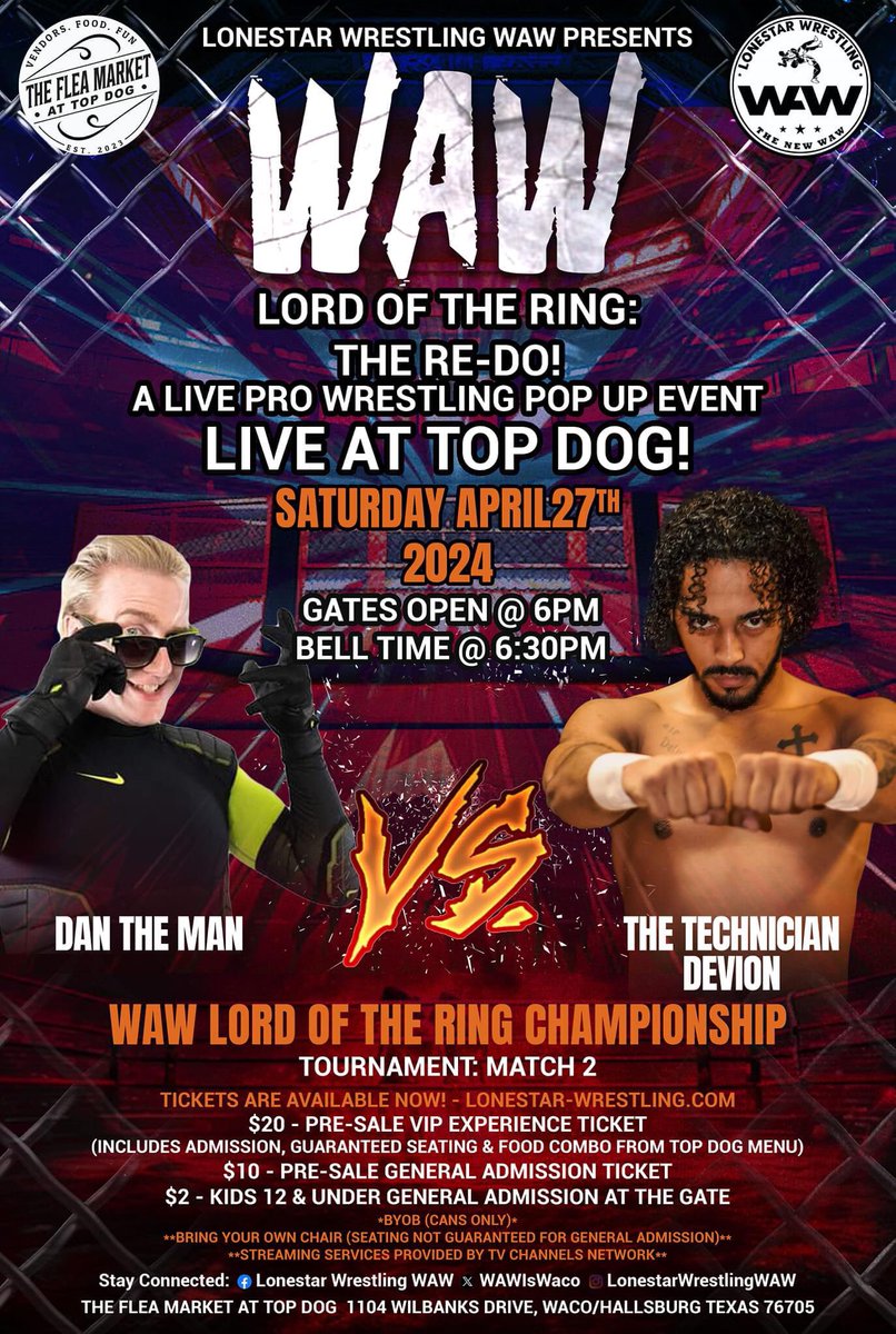New date, new victim, SAME STORY: THE RING WILL BE MINE !!! Devion, don’t think you can compete with me with anything less than 100% Bring me your best effort on Saturday or prepare to be destroyed 😎