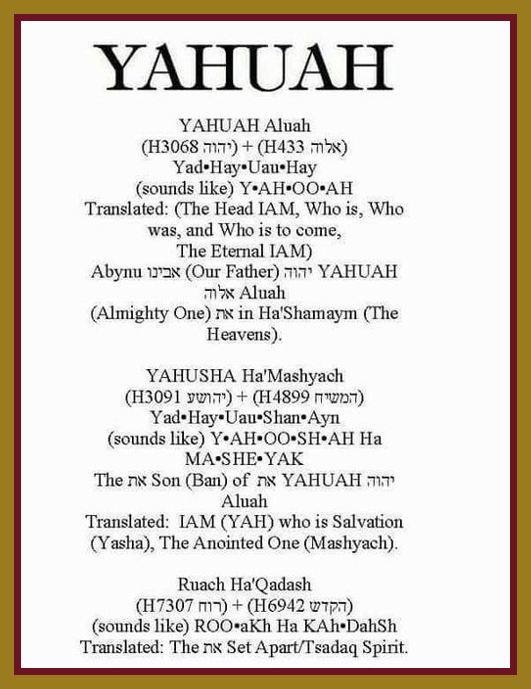 Hallelu-YAH Father Yahuah.
Hallelu-YAH Master Yahusha.
I'm also a son I'm a Yahudah.
A group or a family, the original tribe is the Yahudim.
There is no Yesh in my heavenly Family.
HalleluYAH.
Who are you?