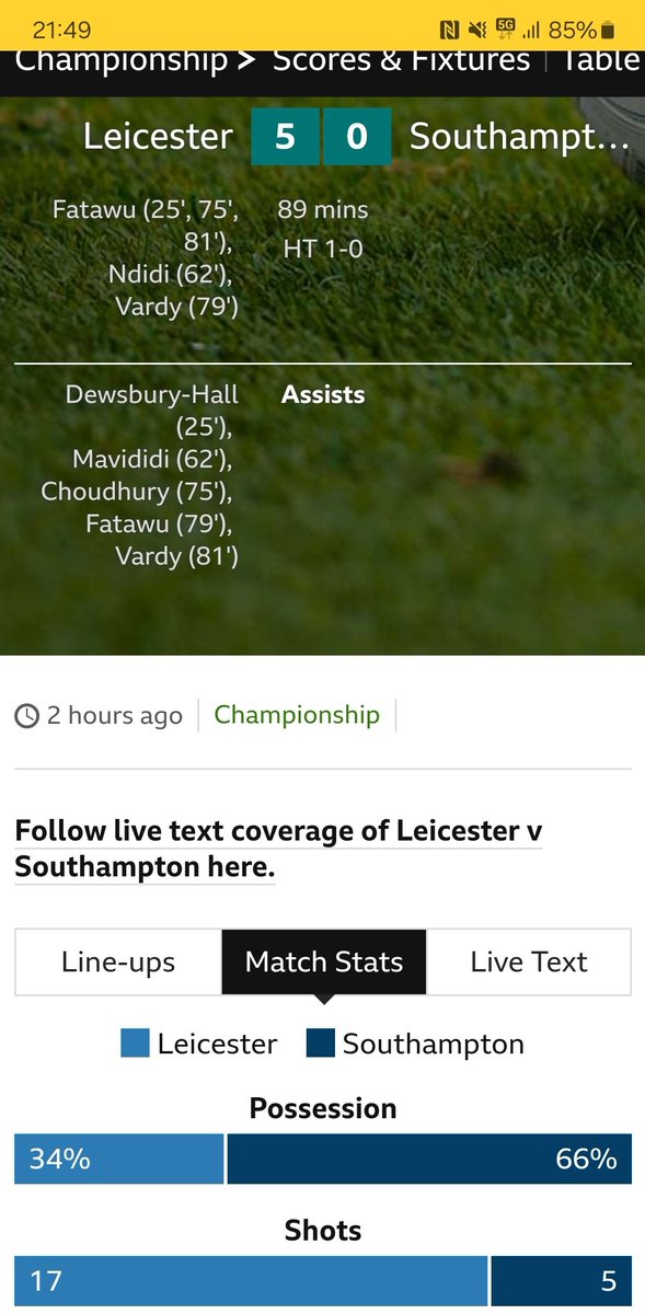 Love the possession game. Love having no plan B 😅🤣 #Saintsfc