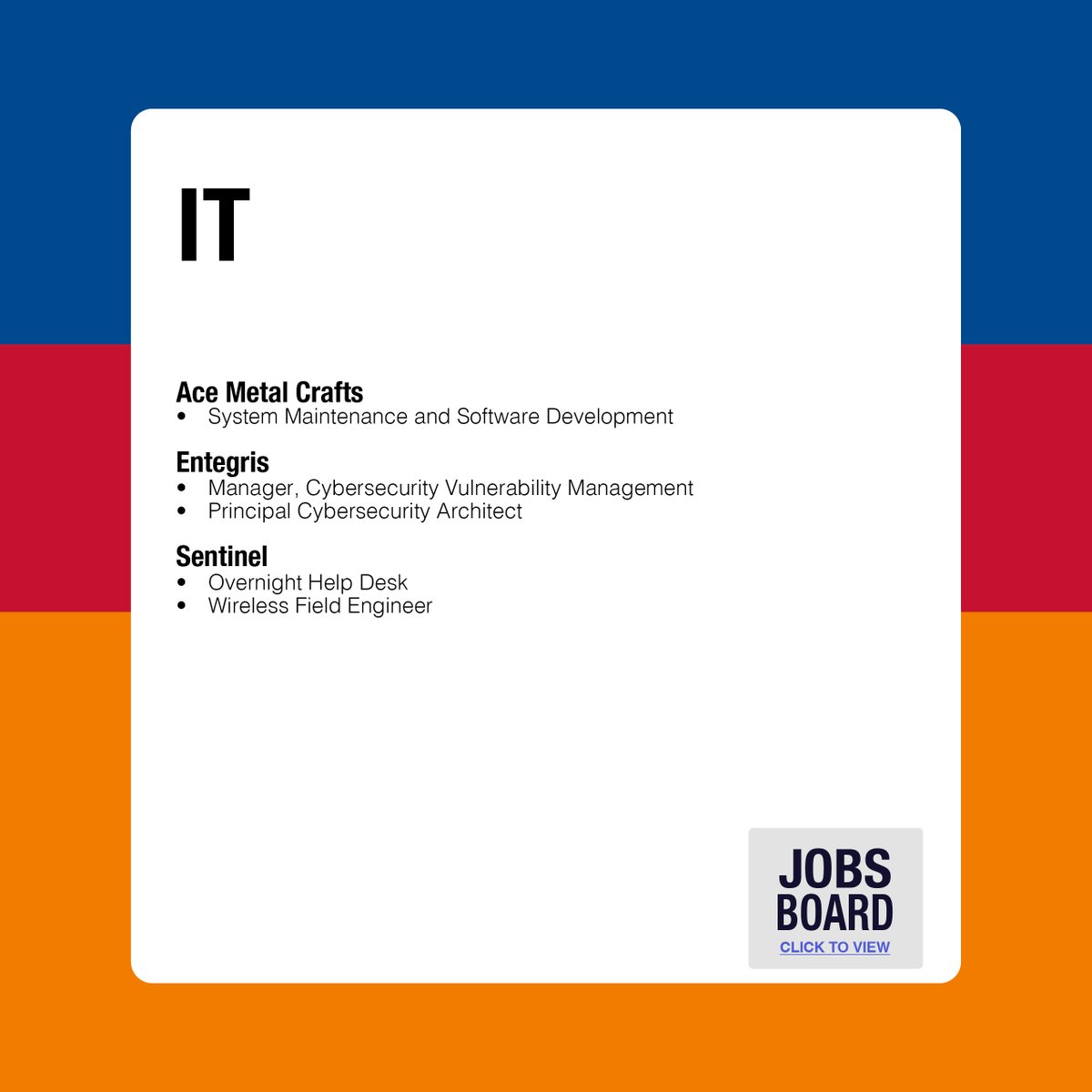 workNetDuPage's tweet photo. πππ Looking for good job leads? We've got you covered!
#DuPageEmployers #NewJobs #WorkforceDevelopment #CareerOpportunities #LocalJobs #WorkNetDuPage https://t.co/sHNEke431b