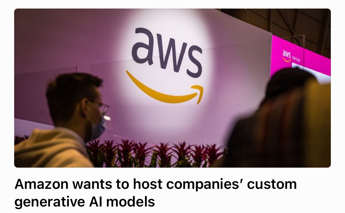 The launch of Custom Model Import in AWS’ Bedrock suite marks a new era for enterprise AI deployment. This feature allows companies to integrate their own generative AI models seamlessly with AWS’ infrastructure. techcrunch.com/2024/04/23/ama… #AI #EnterpriseTech #GenerativeAI