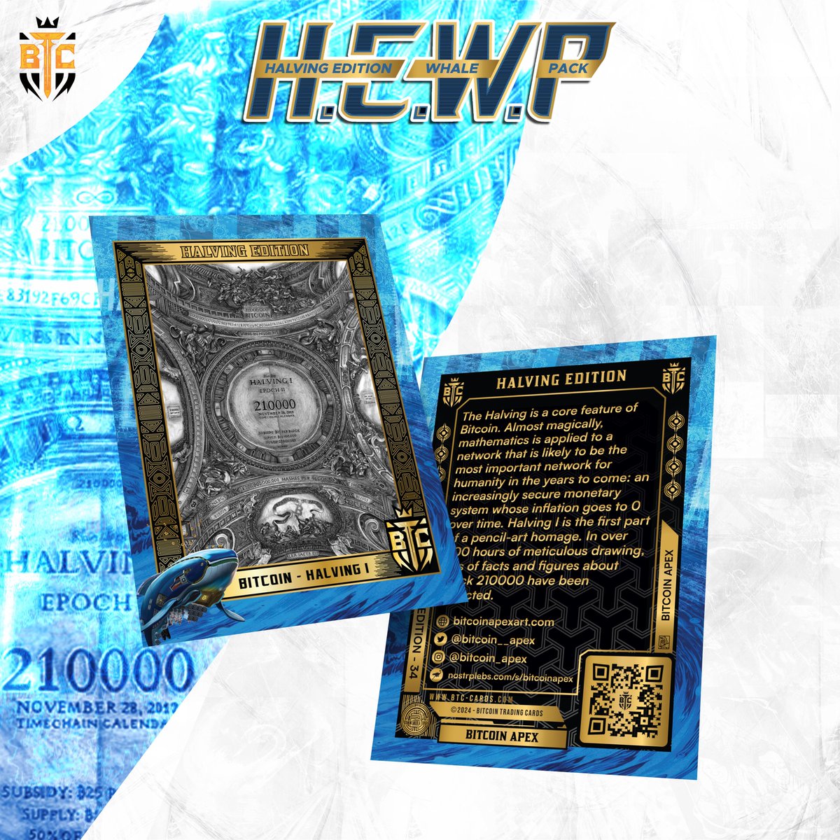 Did someone say attention to Detail? No one puts pencil to paper like @bitcoin__apex Discover is amazing talents and remarkable detail in the HEWP set by finding one of his 420 cards scattered throughout the packs! His 1/1 is already in the hands of one of his biggest fans 💪🙌🏼…