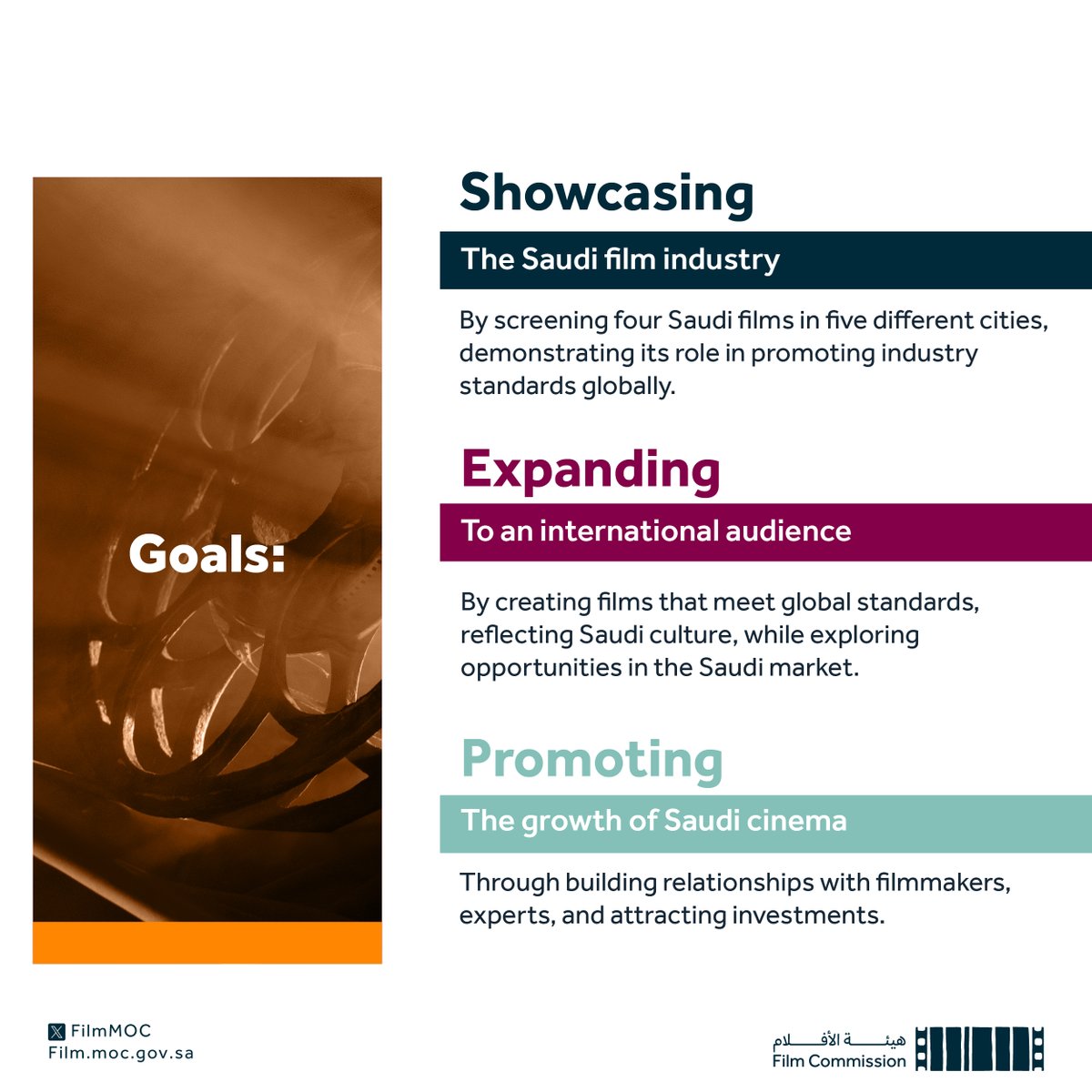 FilmMOC's tweet image. Join us on the Saudi cinema journey at the Malmo Arab Film Festival. Learn about the Film Commission’s participation in the Malmo Arab Film Festival. #maff2024