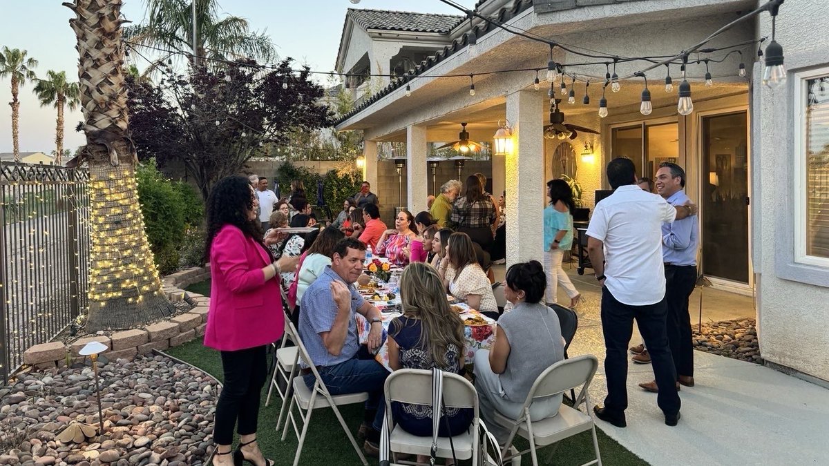 Our Latino communities contribute so much to southern Nevada and I’m committed to being their partner in Congress. It was great to have my friend, Caucus Chair @PeteAguilar, with us in southwest Las Vegas last night!