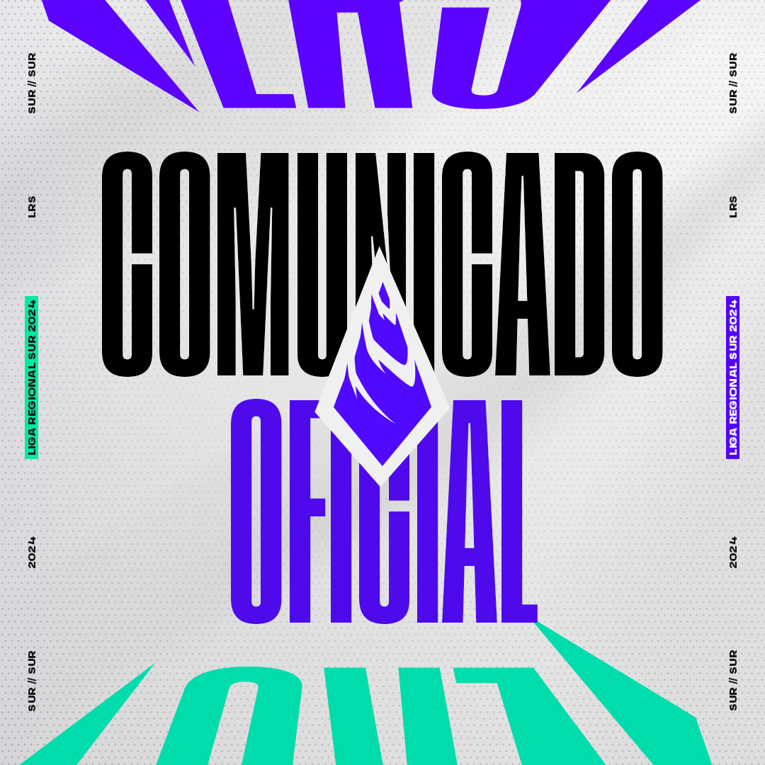 lvplolsur's tweet photo. COMUNICADO OFICIAL | #LRS🏆

Lamentablemente, debido a problemas de conexión, nos vemos en la necesidad de suspender la jornada de hoy. Estaremos manteniéndolos informados a través de nuestras redes sociales sobre la fecha de reprogramación. https://t.co/iPrgauTlFU