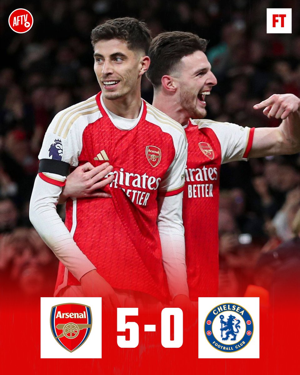 BELIEVE! 👉😍

🔴 5-0 🔵 | #ARSCHE