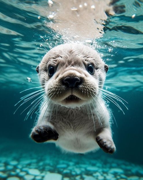 Baby Sea Otter.🦦💗