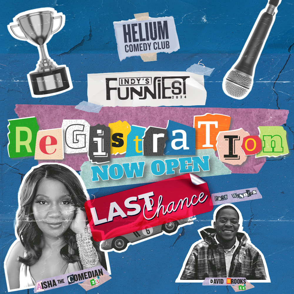 Registration for Funniest ends TOMORROW NIGHT! If you want to try your hand at the crown + $3k grand prize, get your applications in! Info: ow.ly/sFcf50RmwRN