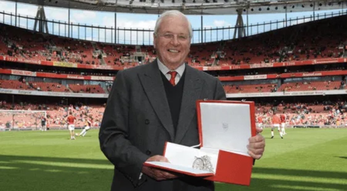 What a terrific send off for Sir Chips Keswick. RIP.
#arsenal
