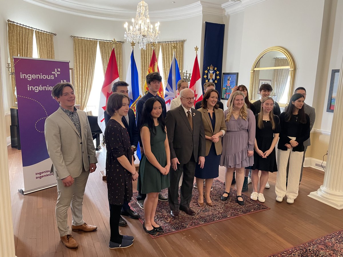 RideauHallFdn's tweet photo. Congrats to all the #IngeniousPlus regional winners from Atlantic Canada!๐
Your creativity and ingenuity are truly remarkable. A special shoutout to those who joined us in Halifax, representing Nova Scotia, New Brunswick, and Newfoundland and Labrador! https://t.co/HbFqbRtmHu