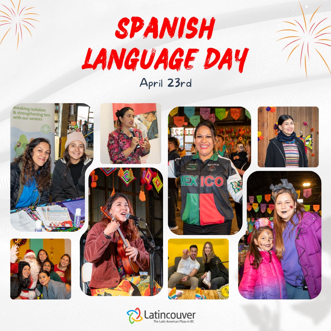 ¡Celebremos el Día del Idioma Español con pasión y orgullo! 🎉 Un idioma que nos une y nos permite compartir nuestras historias con el mundo. Join us in celebrating the language that connects us all. #SpanishLanguageDay #Latincouver #CulturaViva