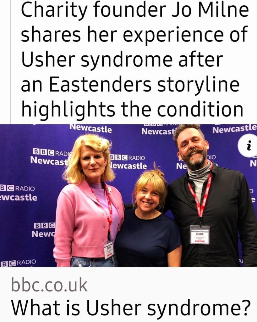 Thank you @BBCNorthPR @Ladyannafoster for having us on the show today talking all things #UsherSyndrome @CUREUsher 🎧🎙️ Available to listen via bbc.co.uk/sounds/play/p0…