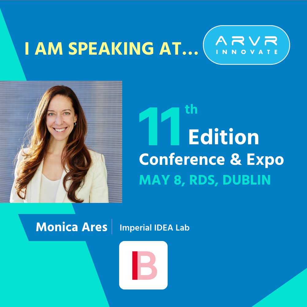 We're super excited to announce that keynoting at this year's conference will be Monica Ares from @ImperialBiz Monica is the Executive Director of the Imperial College London's IDEA Lab and will share her insights into a new era for technology and education that immersive tech…