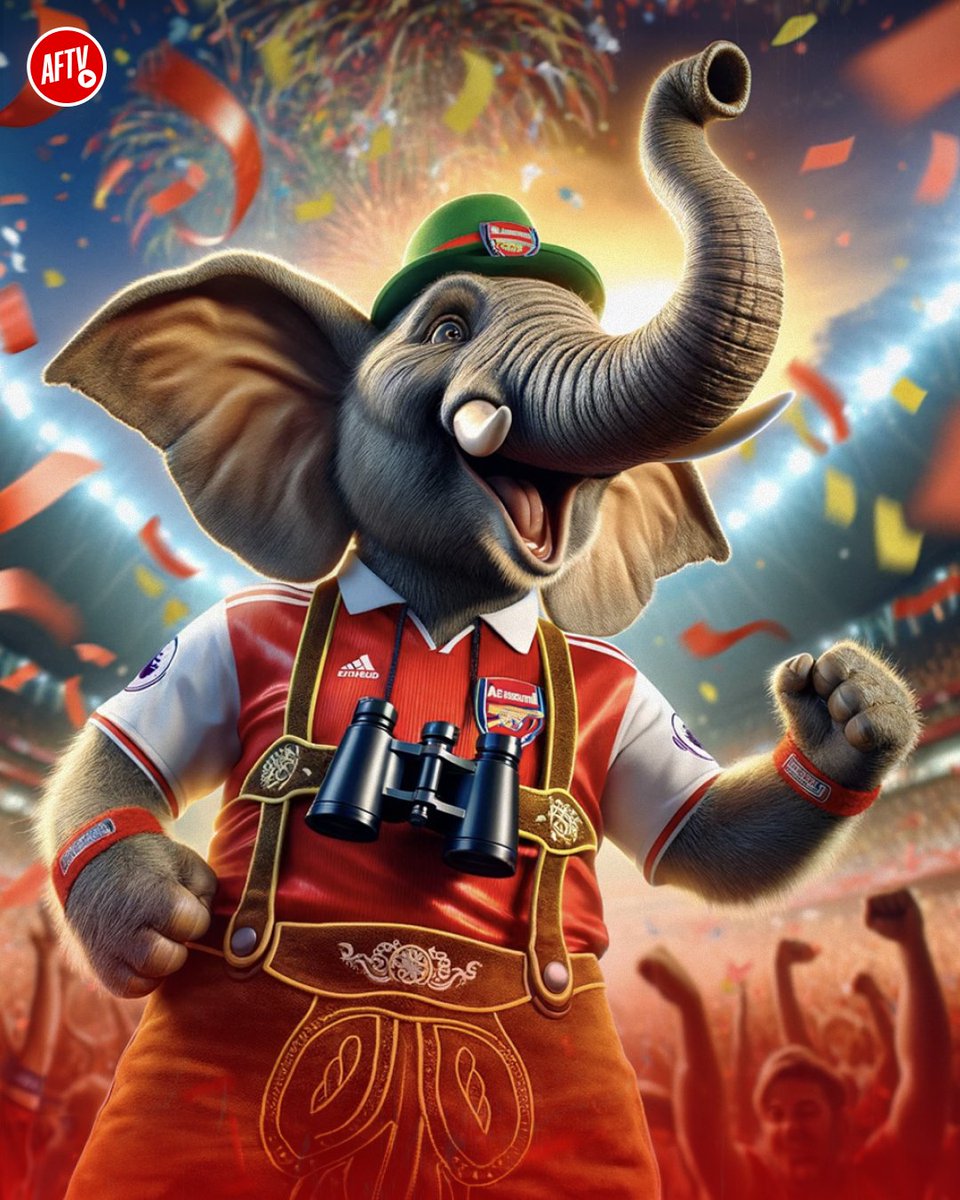 The elephant celebrates tonight 🎉