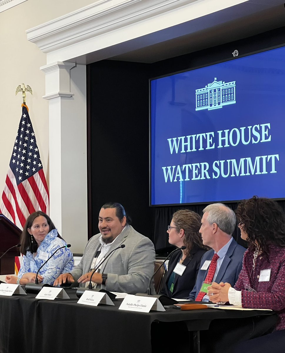 My Chief of Staff @texasdemgirl attended @WhiteHouse Water Summit emphasizing the @POTUS commitment to clean water and water equity. A good way to honor #EarthDay2024 @earthxorg We continue to work to advance clean water for SandBranch + clean water projects throughout NTX.