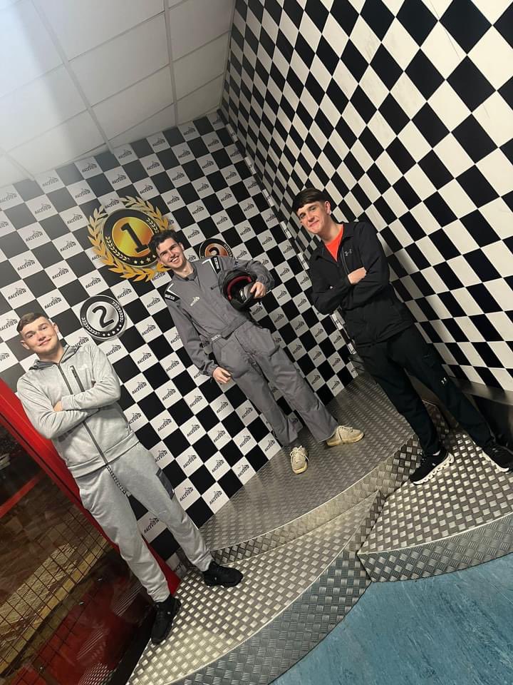 My Choice 👣🇿🇦 Team night out at Raceview Karting. Plenty of craic & competition finished off with some food 🏆🏎️ 🍕 #RCITY #PEACEOFFICE