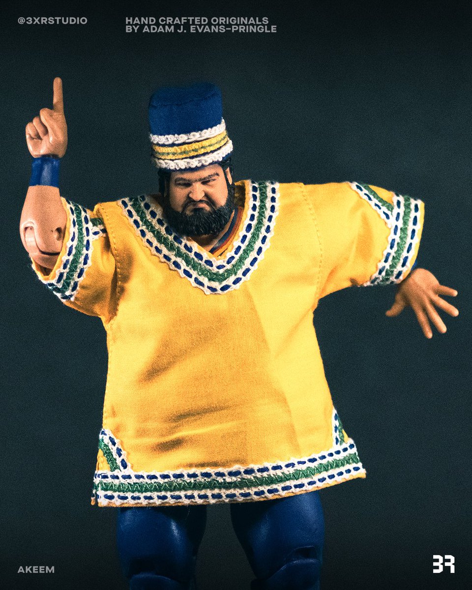 3XRSTUDIO's tweet photo. Akeem, WWF, 1989
#CustomWrestlingFigures #EliteLegends #OneManGang https://t.co/d6S1jMXPCH