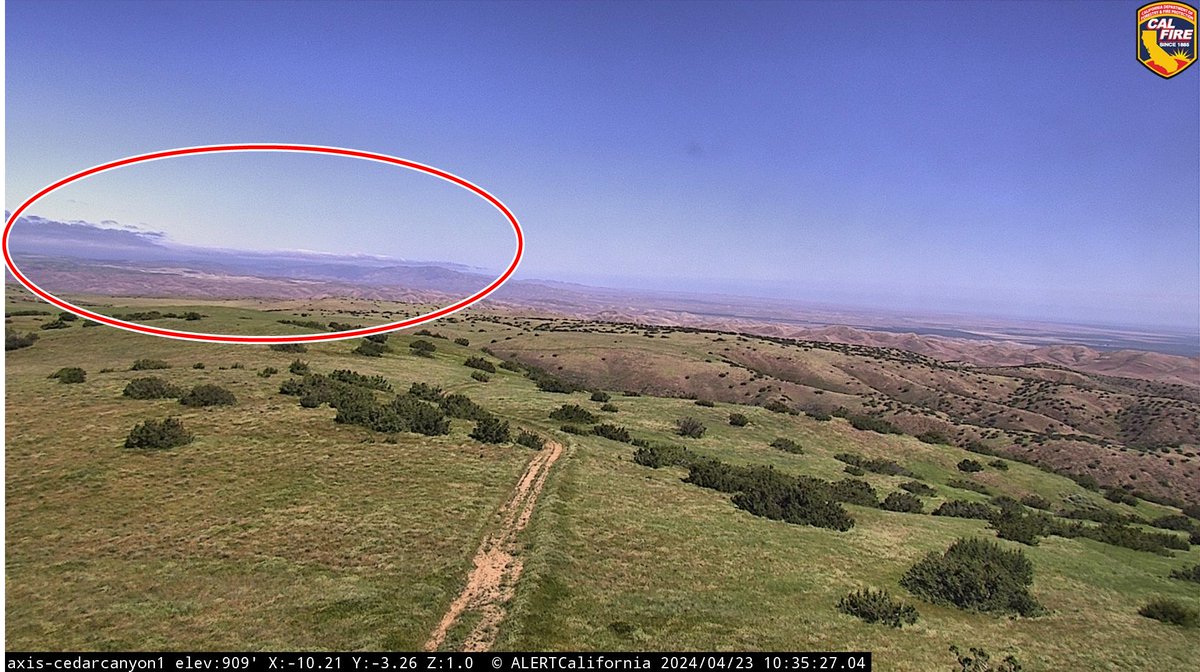 CodeRed001Blue's tweet image. 4/23/2024 VEGETATION FIRE #66Fire Hwy 46, 3 miles west of Bitterwater Valley Rd, Kern County. app.watchduty.org/#/i/18360 [WATCHDUTY]

11:57AM 5 acres of light flashy fuels w/ winds at 15mph out of the west per arriving engine. 2 additional wildland engines requested.