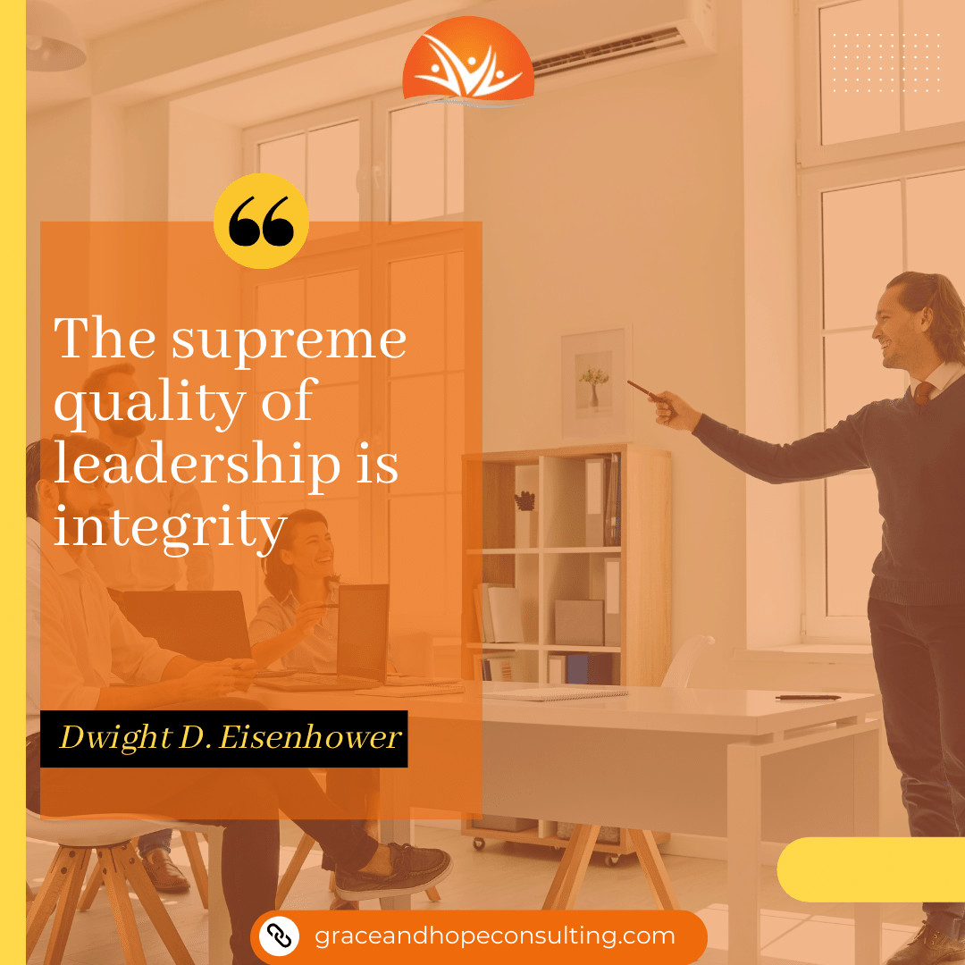 'The supreme quality of leadership is integrity.'
~Dwight D. Eisenhower

#IntegrityLeadership #LeadWithIntegrity #SupremeLeadership #EisenhowerWisdom #LeadershipIntegrity #UncompromisingLeadership #IntegrityMatters