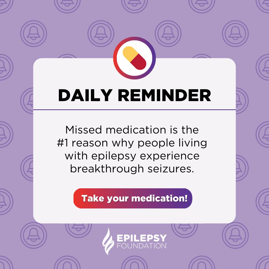 Stay on track with your health journey by prioritizing your prescribed medication. Whether setting reminders or tracking doses, consistency is key for seizure management. youtu.be/lL5Pw69OGGM