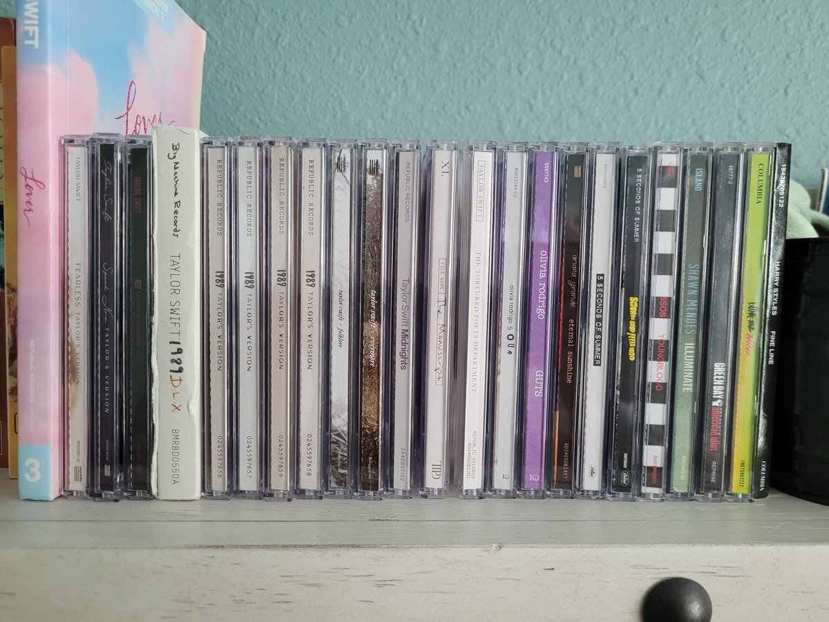 my cd collection so far 🫶🏻