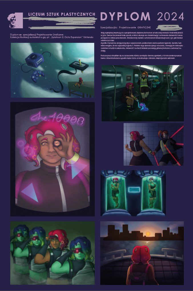 teo_b00's tweet photo. [OCTO EXPANSION ART DIPLOMA]
There you go, here’s the last illustration + the final board and the display!
I would say that this project has been fun and that it was worth it… but I would be lying LMFAO

#Splatoon #Splatoon3 #Splatoon2 #Splatoon3art #splatoonart #splatoondlc https://t.co/3nRbLCpqSU