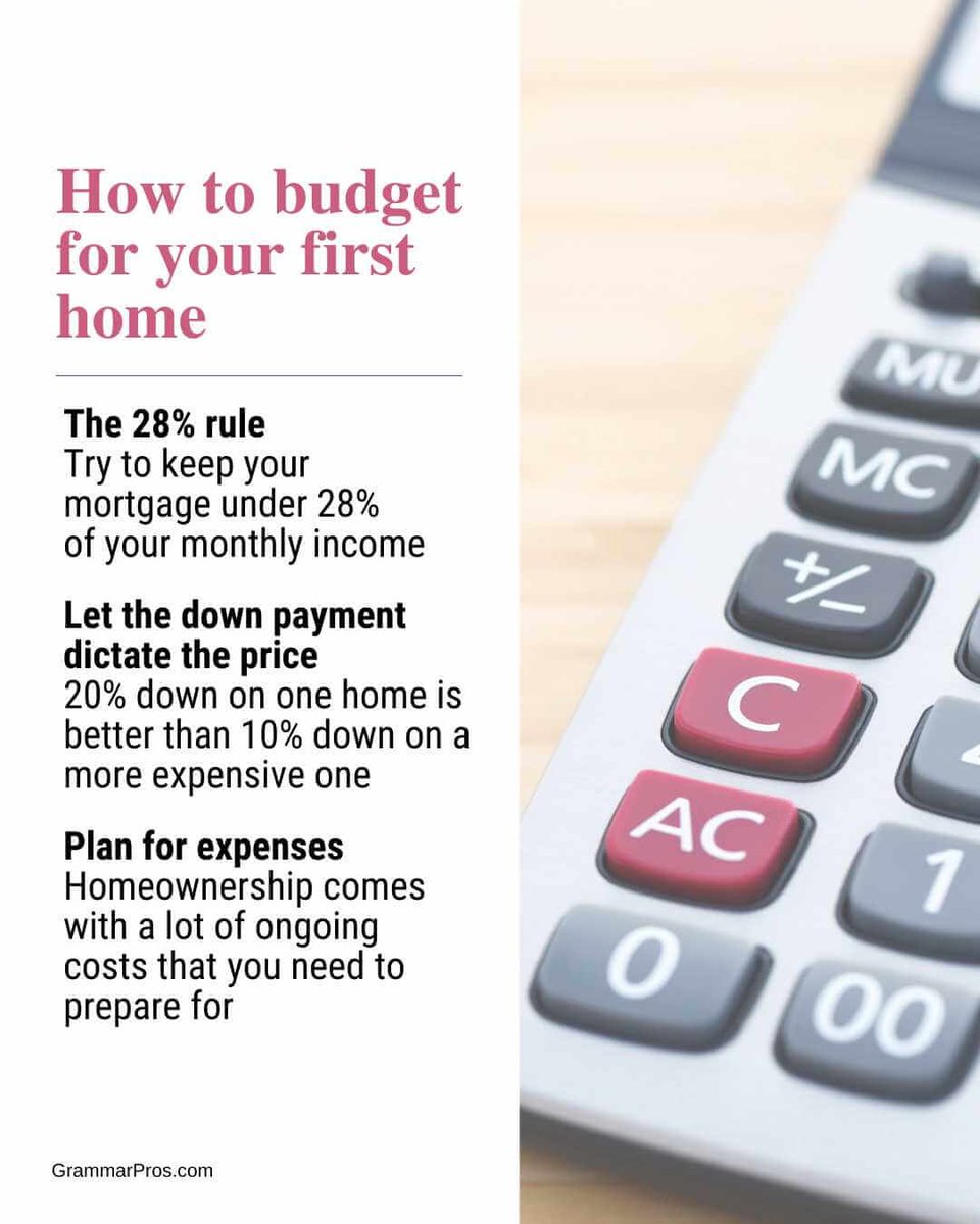 Ready to take the first step towards homeownership? Budgeting is key! Here are some tips to help you save for your first home. 

#realestatetips #homebuyertips #homesellertips #homeownershipgoals #homebuying101 #firsttimehomebuyer #mortgage #ginarealtor #ginaprallerealtor