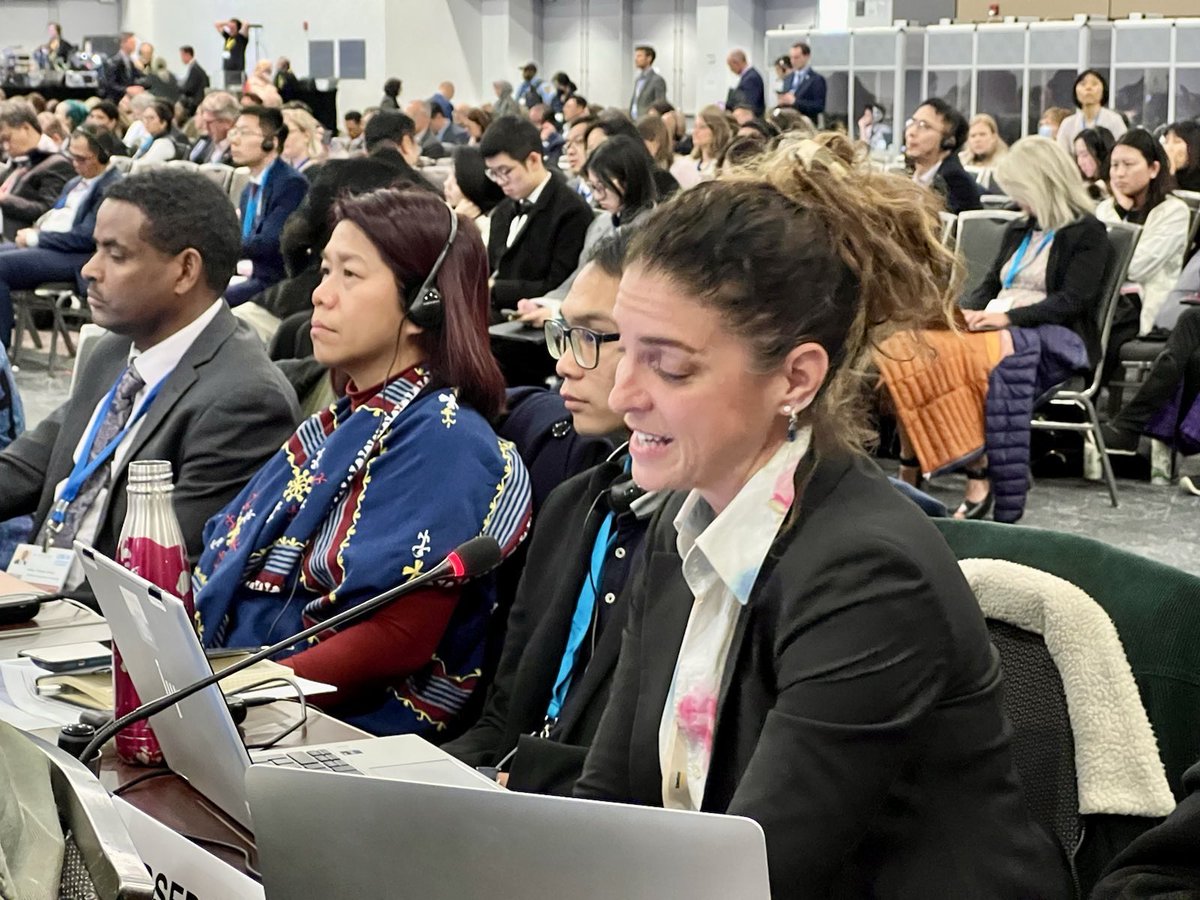 Important intervention by ⁦@BCarneyAlmroth⁩ ⁦⁩during the first INC4 plenary, highlighting the evidence for the need to reduce the production of primary #plastic polymers and that ⁦<a href="/Scientists_Coa/">The Scientists' Coalition</a>⁩ stand ready to support delegates and the process. #PlasticsTreaty