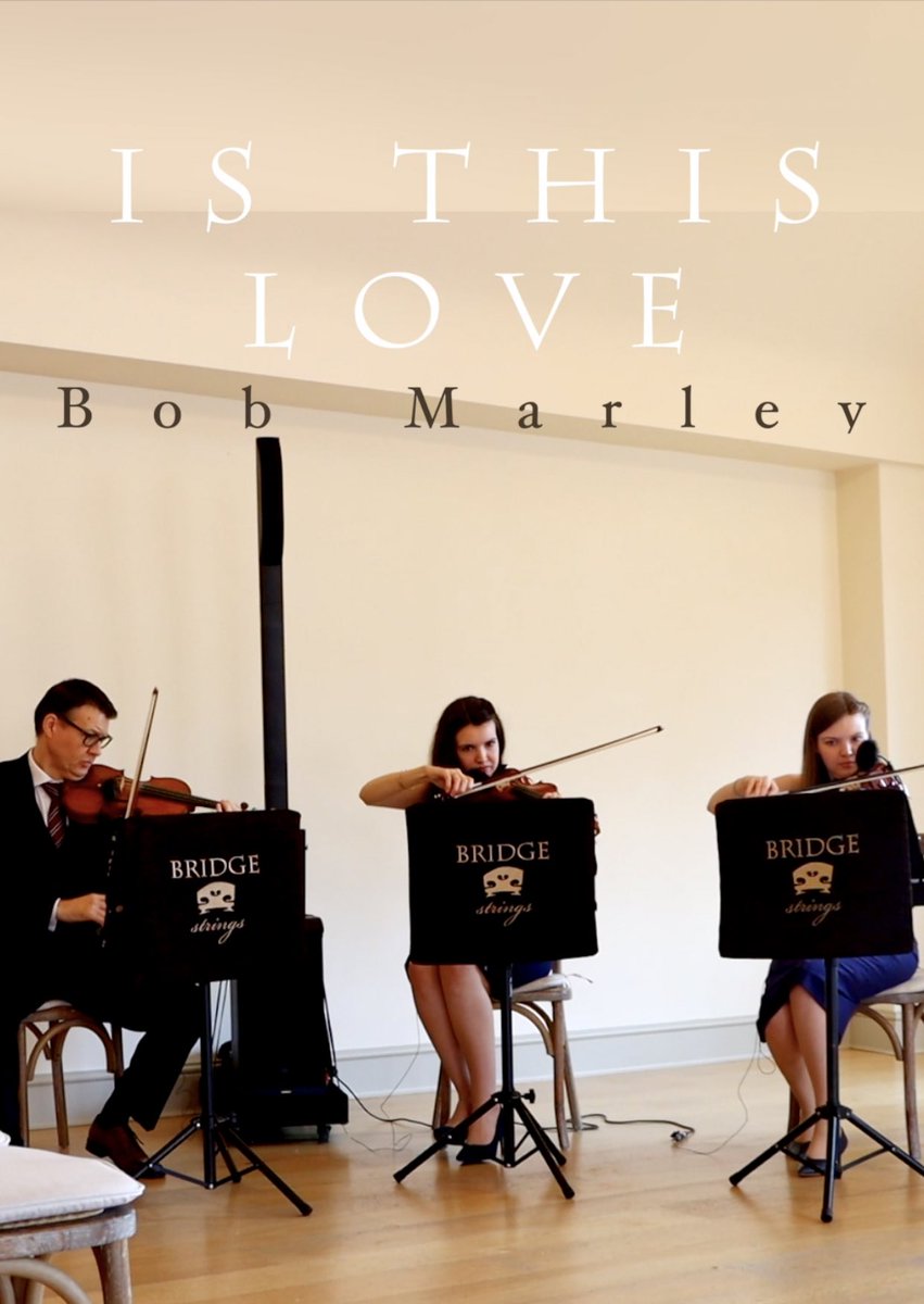 BridgeStrings's tweet photo. Bob Marley - Is This Love ❤️ https://t.co/TVsMeRD6fO #bobmarley #violin #stringtrio #wedding #violinist #youtube #shorts #musician https://t.co/G0I04B2kdV