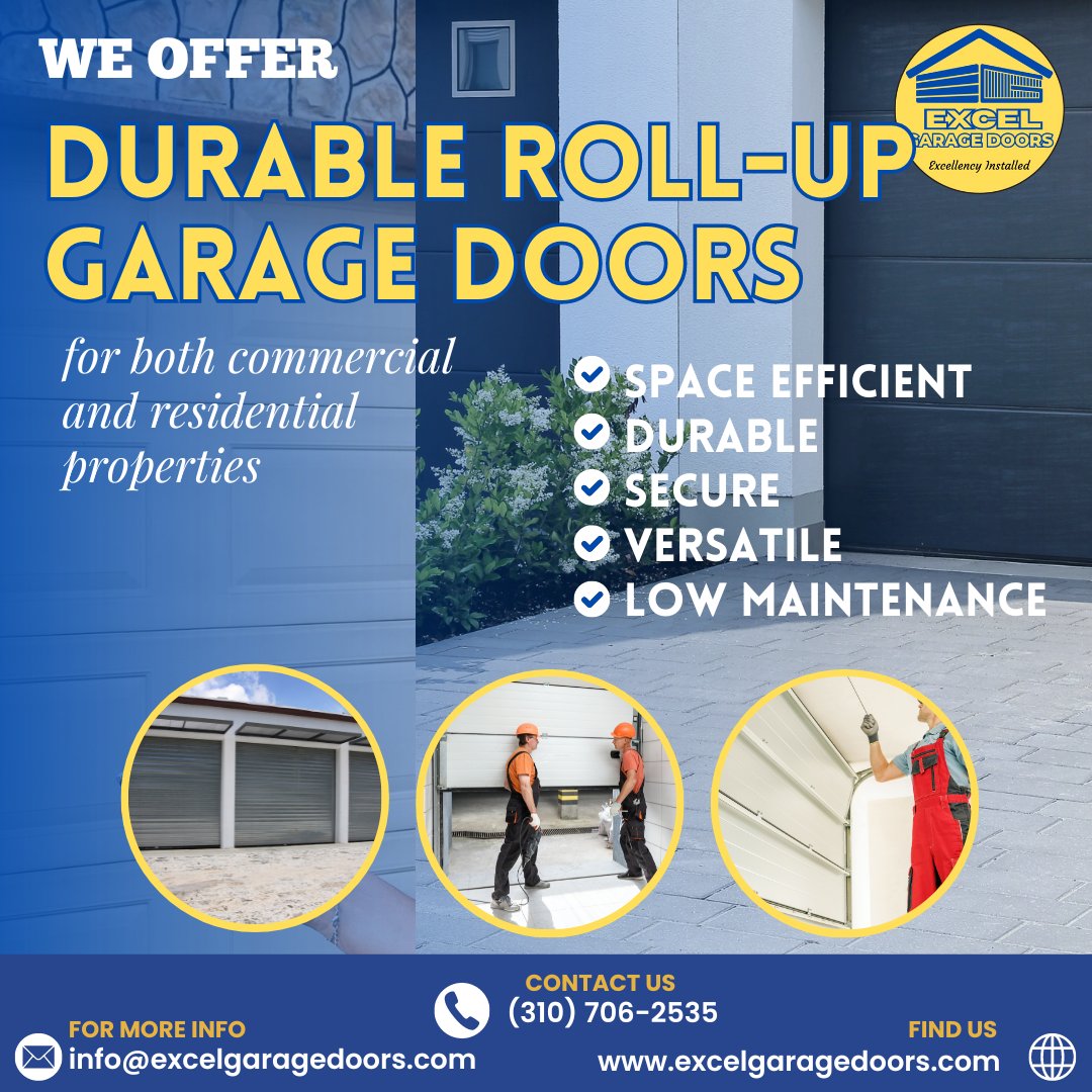 Looking to enhance the security and functionality of your property?
#RollUpDoors #InstallationServices #ExcelGarageDoors #Commercial #Residential #Security #Upgrade #ProfessionalInstallation #Durability #Functionality #PropertyImprovement