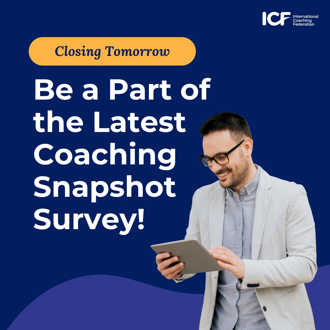 You're a coach, HR director, or a leader using coaching skills with strong opinions about the coaching profession. We want to hear them. If you have 15 minutes, you can help us understand current trends in the coaching profession: bit.ly/2024-coaching-…