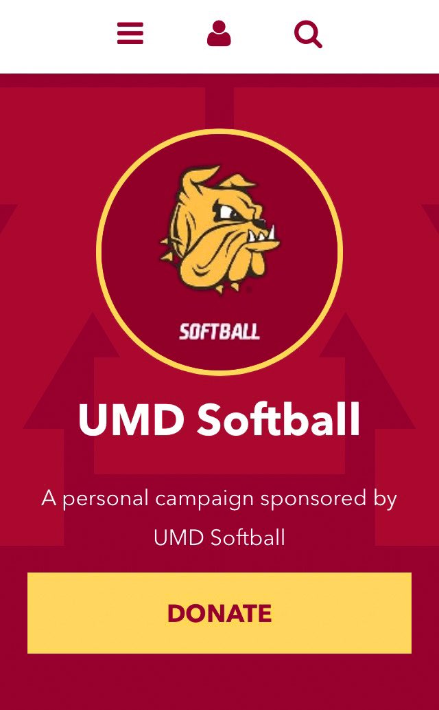 UMD_Softball's tweet photo. Our Week of Giving starts today! Help UMD Softball raise the most 💰💰 by donating now! We’ve already raised $1,025.00! 👀 Use this link to add your donation towards softball scholarships: https://t.co/vQbMdBTM7d https://t.co/lljpxrJb3W